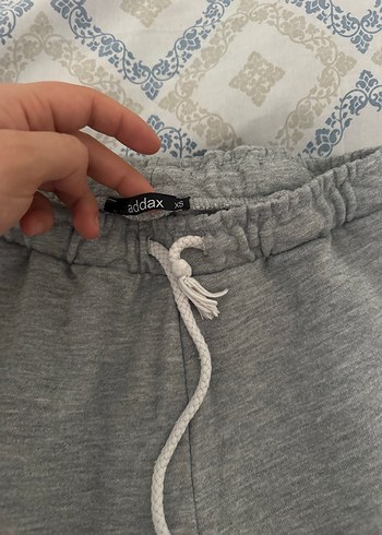 Gri Kadın Pamuklu Rahat Kesim Eşofman - Görsel 2