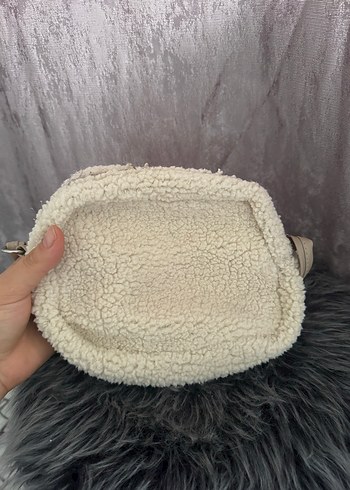 Gri Kabarık Kadın Çanta - Görsel 2