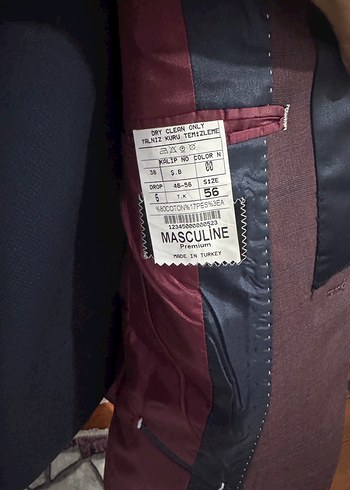 Bordo Erkek Düz Kesim Takım Elbise - Görsel 4