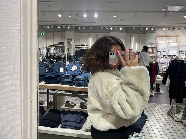 m Beden Stradivarius Peluş Mont