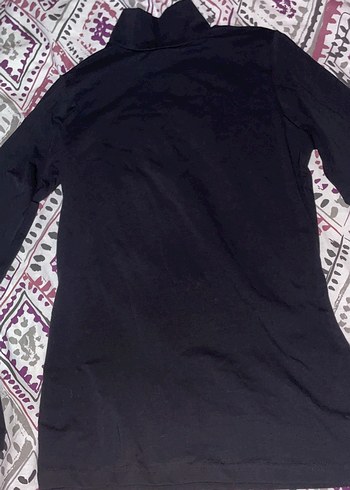 Fermuarlı Siyah Balıkçı Yaka Kadın Kazak - Görsel 3