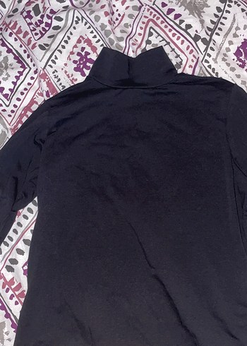 Fermuarlı Siyah Balıkçı Yaka Kadın Kazak - Görsel 2