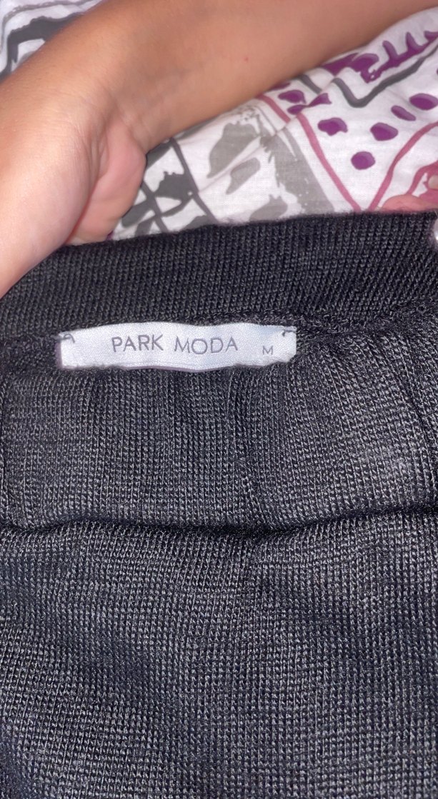 Siyah Drapeli Uzun Bohem Etek - Görsel 3