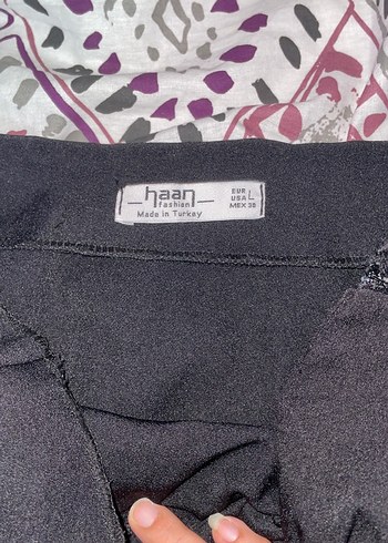 Siyah Drapeli Uzun Etek - Görsel 3