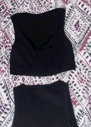 Siyah Crop Top 3 adet - Görsel 6