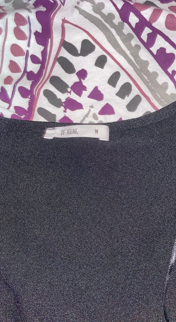 Uzun Kollu Siyah Gotik V Yaka Elbise - Görsel 3