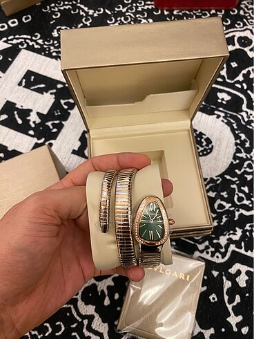  Beden yeşil Renk Bvlgari saat Swıss made