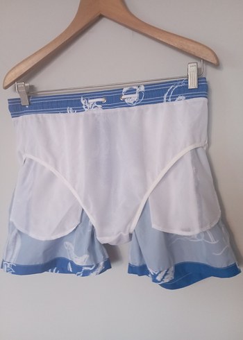 Beymen Club Mavi Desenli Erkek Deniz Şortu - Görsel 7