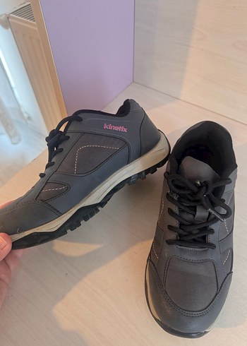 Kadın Gri Kinetix Bağcıklı Spor Ayakkabı - Görsel 2