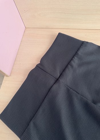 Kadın Fitilli Gri Spor Tayt - Görsel 5