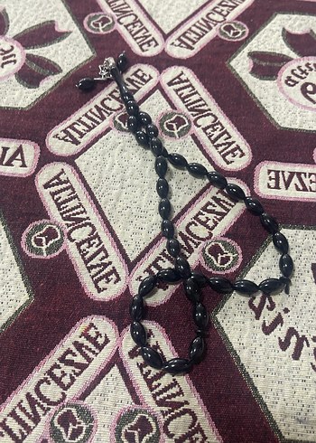 Bordo Vintage Erkek boncuk Tesbih - Görsel 3