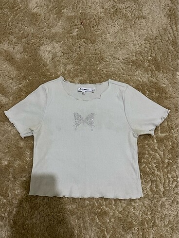 m Beden Mini Crop Tişört