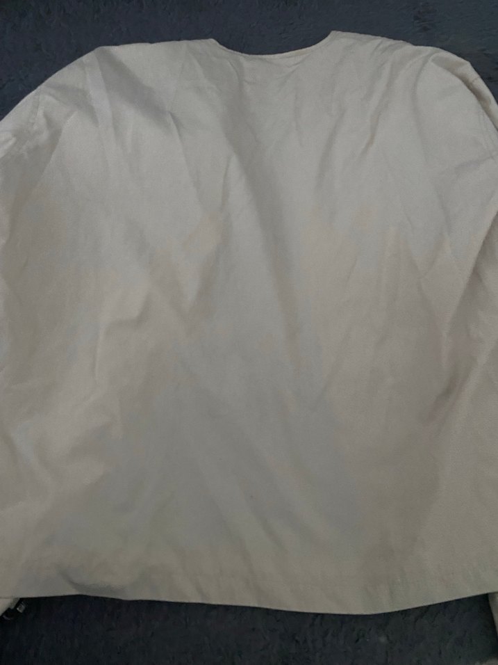 Gri Fermuarlı Erkek Keten Ceket - Görsel 4