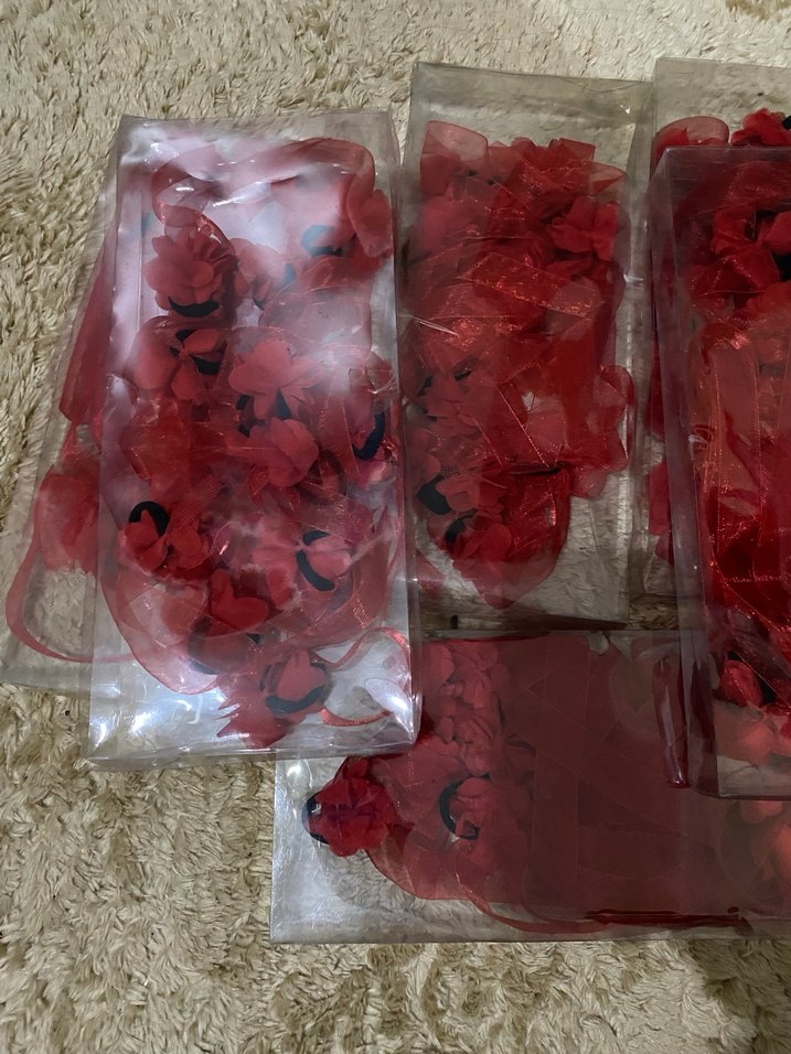 Koyu Kırmızı kına tokası - Görsel 2