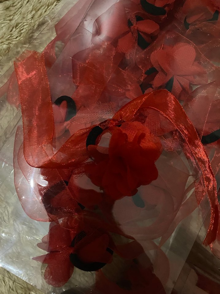 Koyu Kırmızı kına tokası - Görsel 3