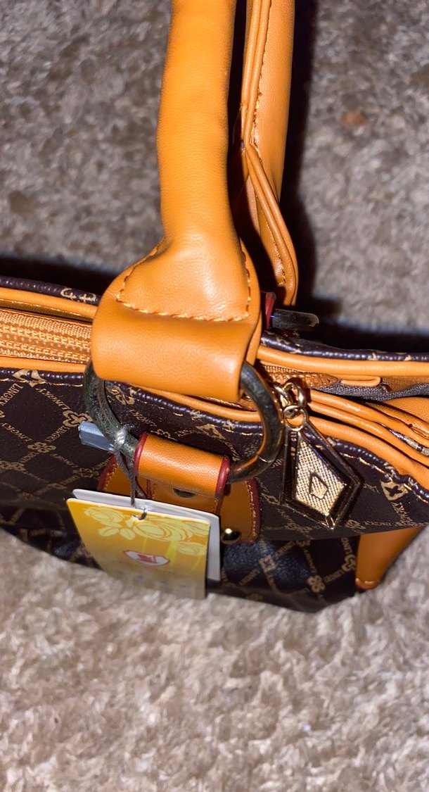 Kahverengi Desenli Çanta - Görsel 3