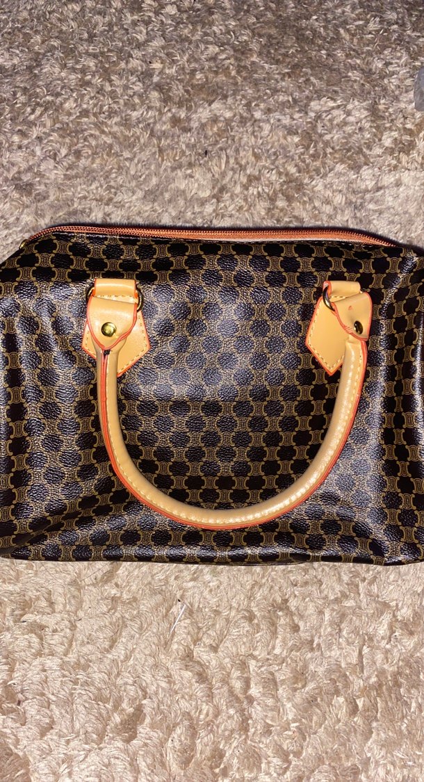 Kahverengi Deri Kadın El Çantası - Görsel 3