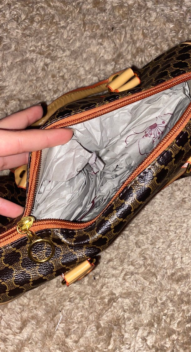 Kahverengi Deri Kadın El Çantası - Görsel 4