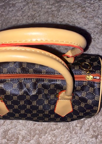 Kahverengi Desenli Deri Kadın Çanta - Görsel 3