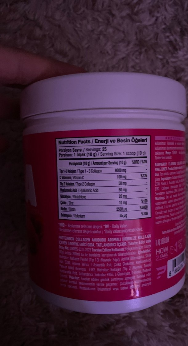 Protein OCN Collagen Tozu Ahududu Aromalı - Görsel 4