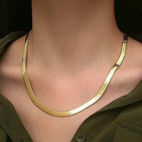 Çelik Gold İtalyan Kolye