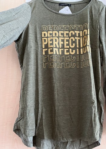 Haki Uzun Kollu Hamile Tişörtü - Görsel 2