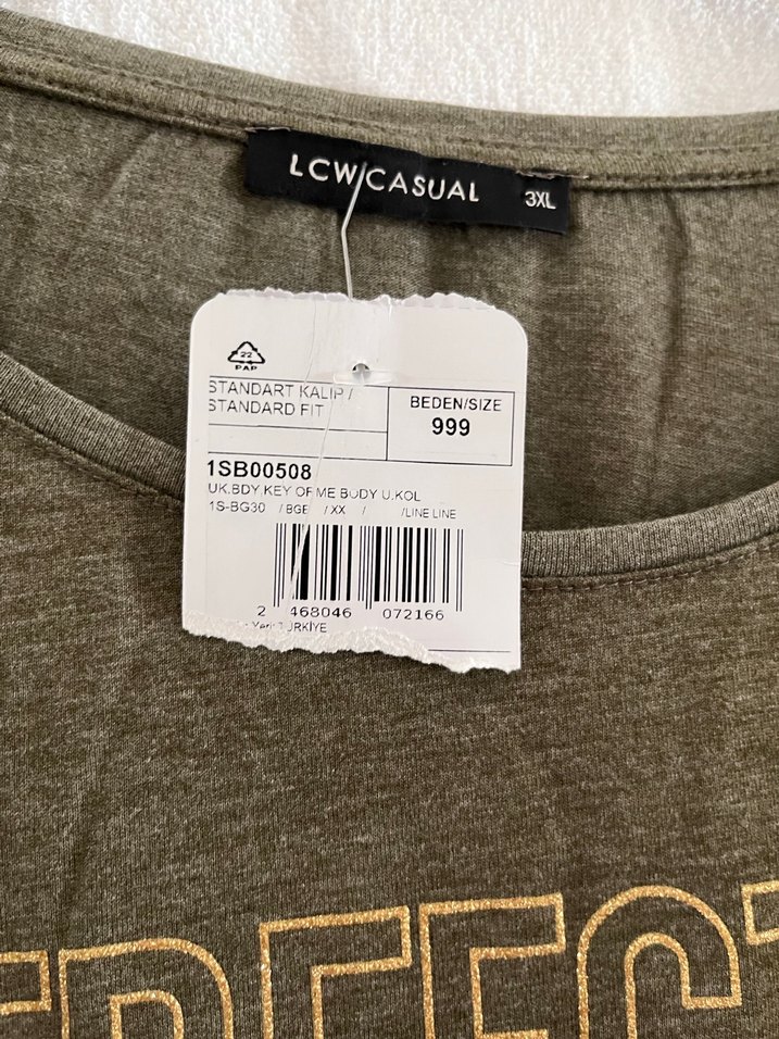 Haki Uzun Kollu Hamile Tişörtü - Görsel 3