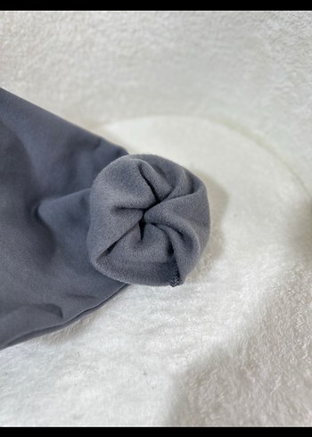 Gri Oversize Kadın Sweatshirt - Görsel 2