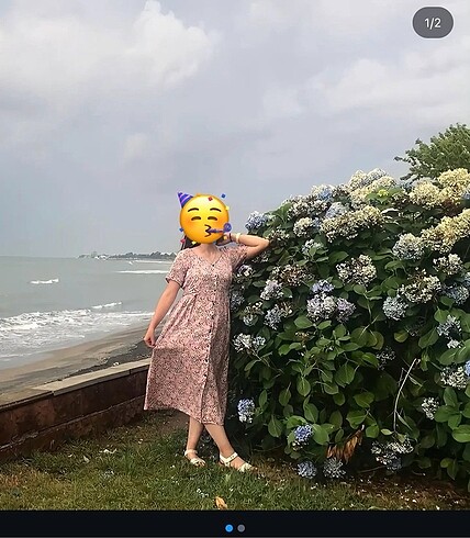 Kısa kol yazlık elbise