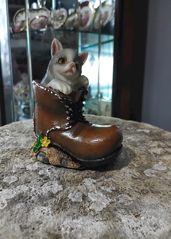 Diğer Polyester Kedi Biblo