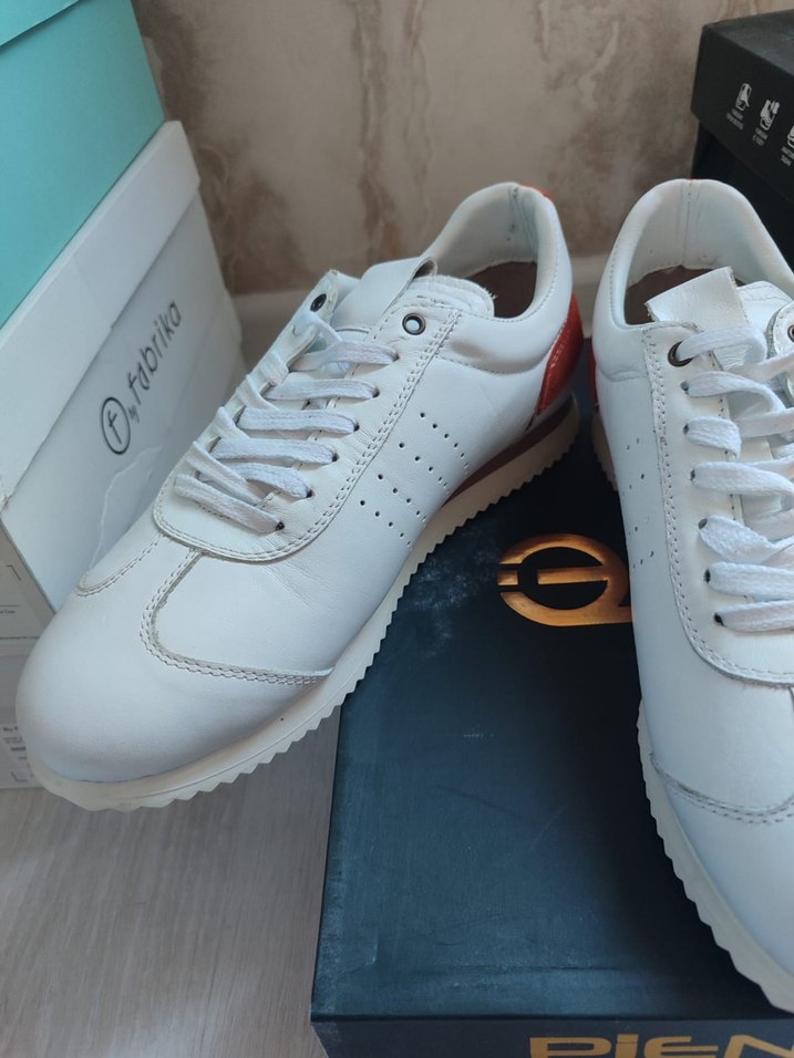 Beyaz erkek sneaker Ayakkabı - Görsel 4