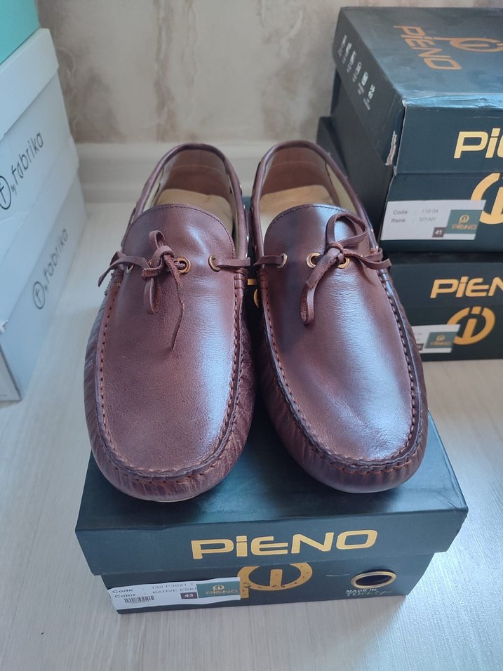 loafer Kahverengi Deri Erkek Ayakkabı - Görsel 2