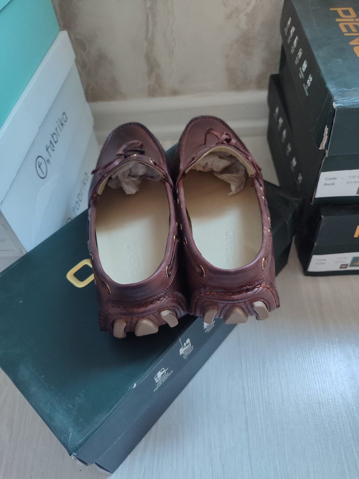 loafer Kahverengi Deri Erkek Ayakkabı - Görsel 5