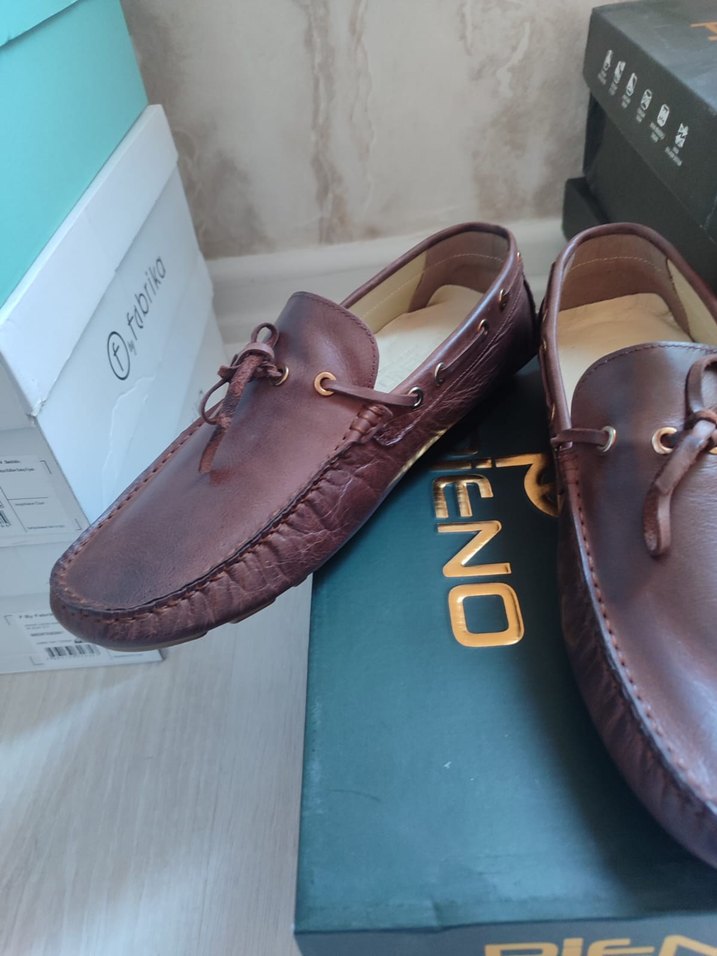 loafer Kahverengi Deri Erkek Ayakkabı - Görsel 2