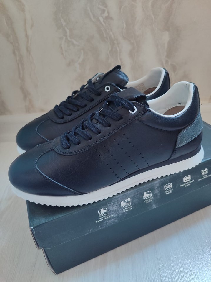 Siyah Erkek Günlük Spor Ayakkabı - Görsel 3