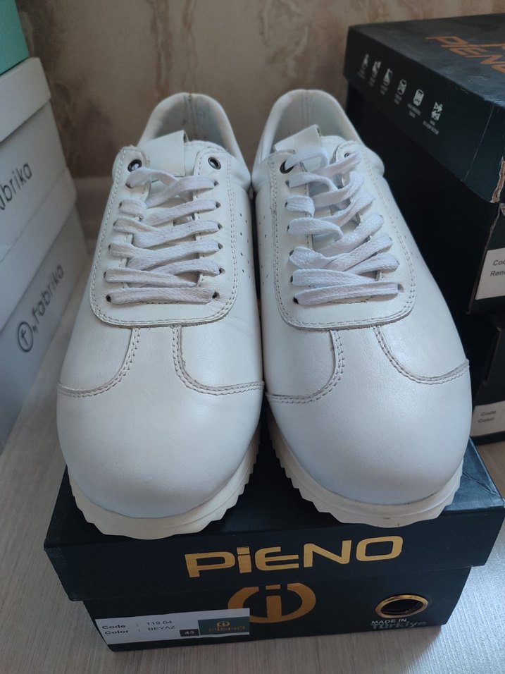 Beyaz erkek sneaker Ayakkabı - Görsel 2