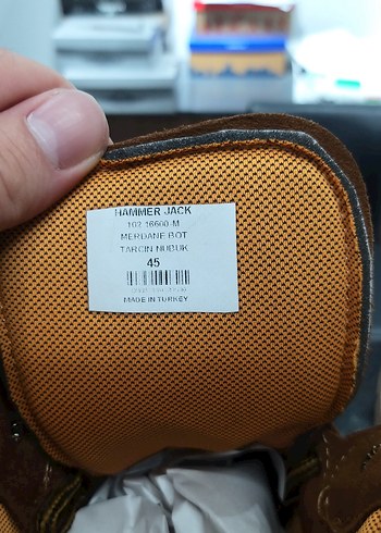 HAMMER JACK 102 16600-M TARÇIN NUBUK BOT,45 - Görsel 6
