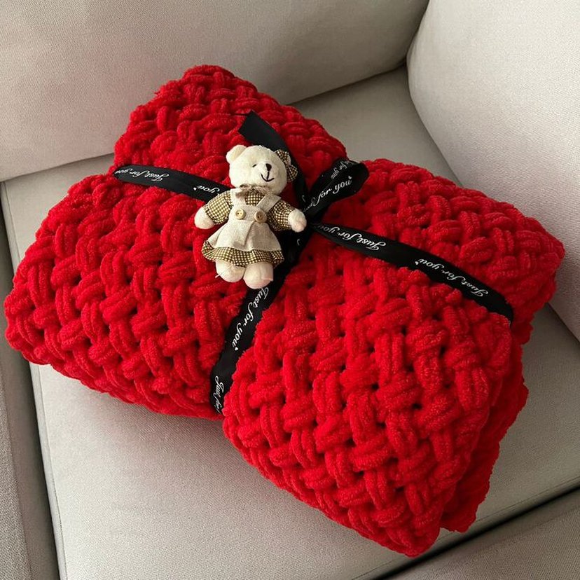 puffy Örgü Çocuk Battaniyesi - Görsel 2