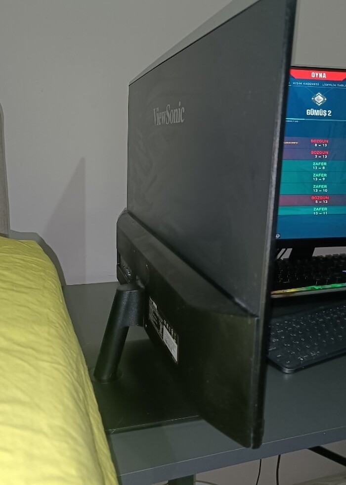 viewsonic 75hz 24 inch monitor  - Görsel 3