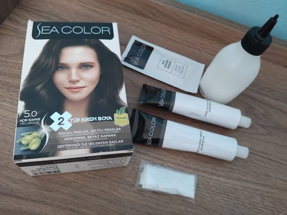Sea Color Saç Boyası Seti - Tam Krem Boya - Görsel 2
