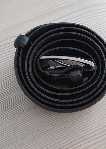 xl Beden siyah Renk Siyah Minimalist Erkek Biker Kemer (Deri)