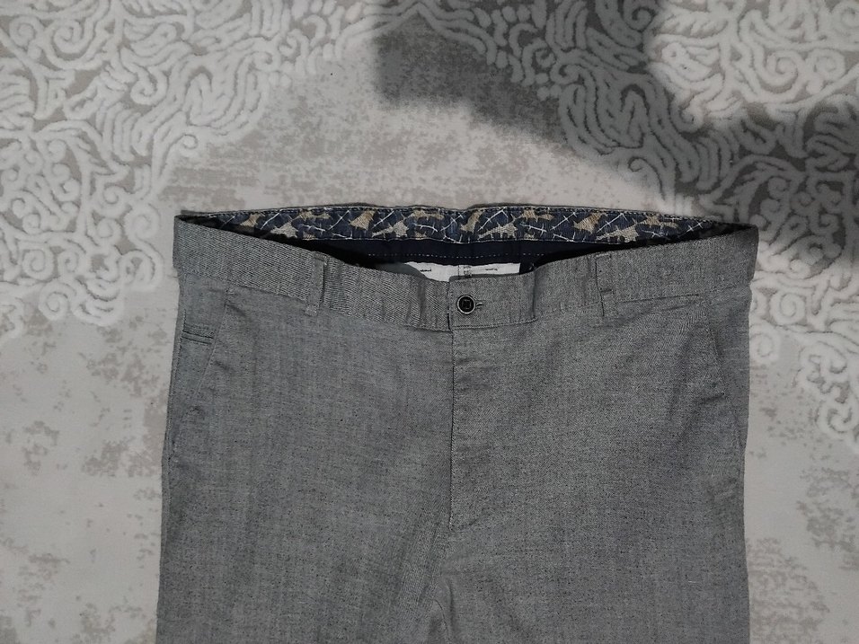 Gri Regular Fit Erkek Pantolon 97%Pamuk 3%Likra - Görsel 2