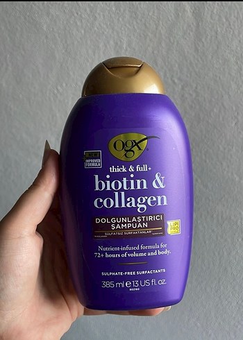 OGX Biotin & Collagen Dolgunlaştırıcı Şampuan 385 ml