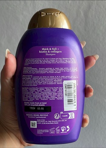 Diğer OGX Biotin & Collagen Dolgunlaştırıcı Şampuan 385 ml