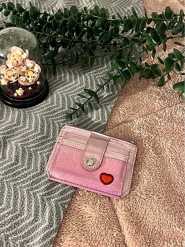Sheinside Hologram Simli pembe kartlık