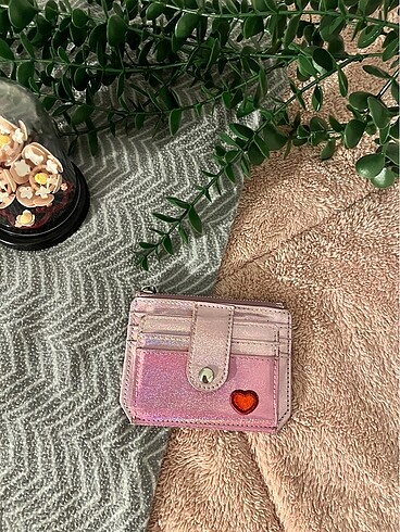 Hologram Simli pembe kartlık