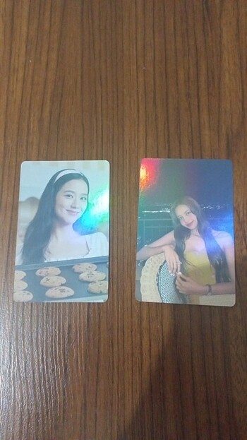 Jisoo ve lisa lomo card 