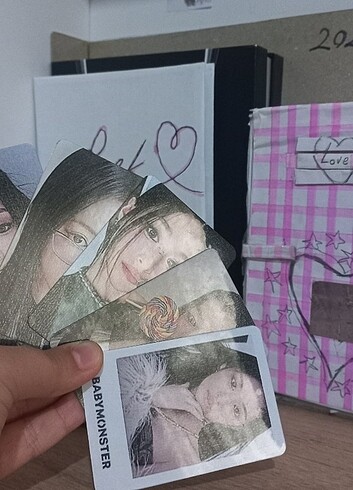  Beden Renk Ahyeon besli photocard settt