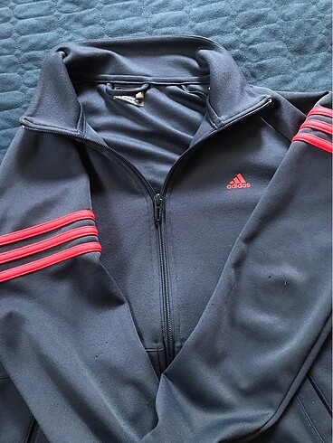 Adidas lacivert pembe takım M beden fermuarlı