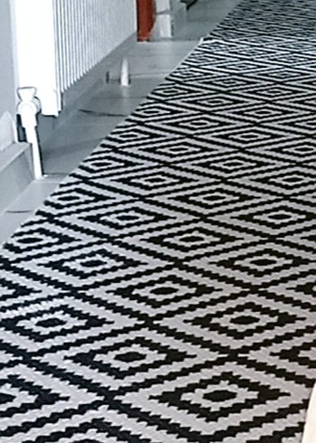 Beden gri Renk siyah beyaz Modern Halı yolluk 3 parça 100/800 100/300 100/300
